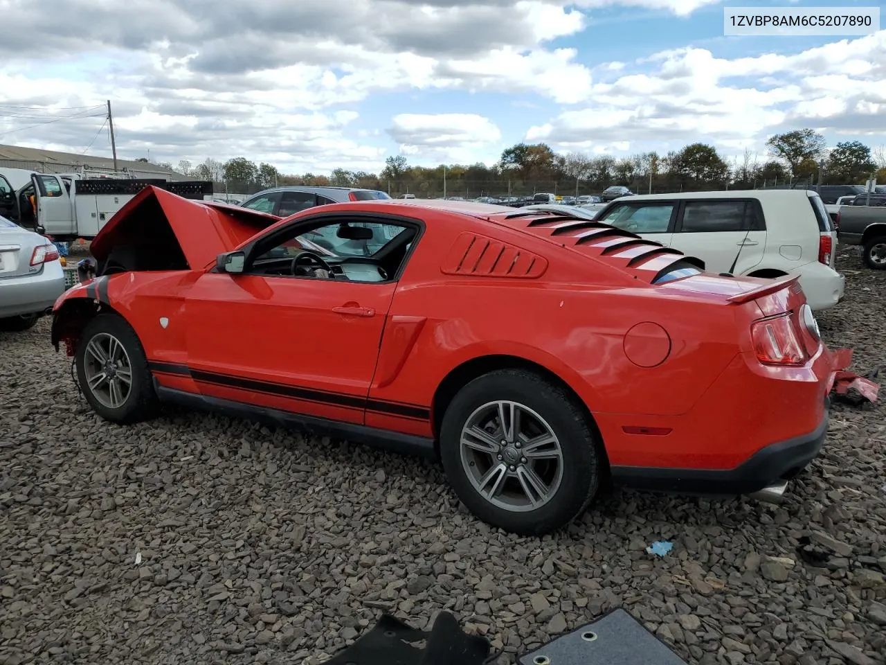 2012 Ford Mustang VIN: 1ZVBP8AM6C5207890 Lot: 75880804