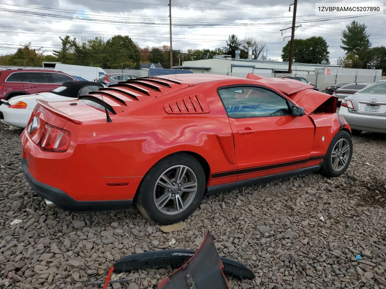 2012 Ford Mustang VIN: 1ZVBP8AM6C5207890 Lot: 75880804