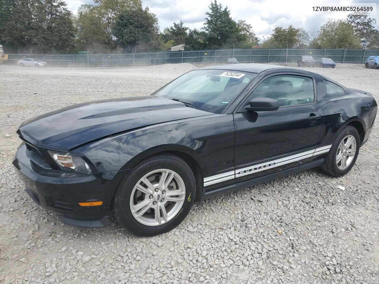 2012 Ford Mustang VIN: 1ZVBP8AM8C5264589 Lot: 76253244