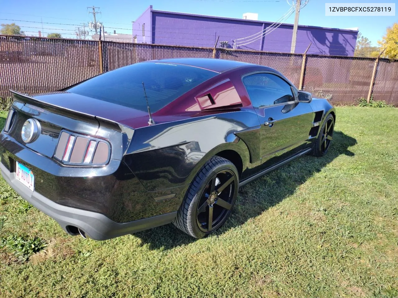 2012 Ford Mustang Gt VIN: 1ZVBP8CFXC5278119 Lot: 76289594