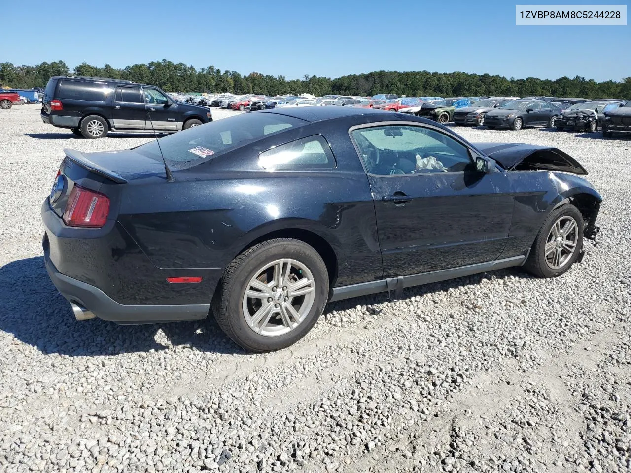 2012 Ford Mustang VIN: 1ZVBP8AM8C5244228 Lot: 76332974