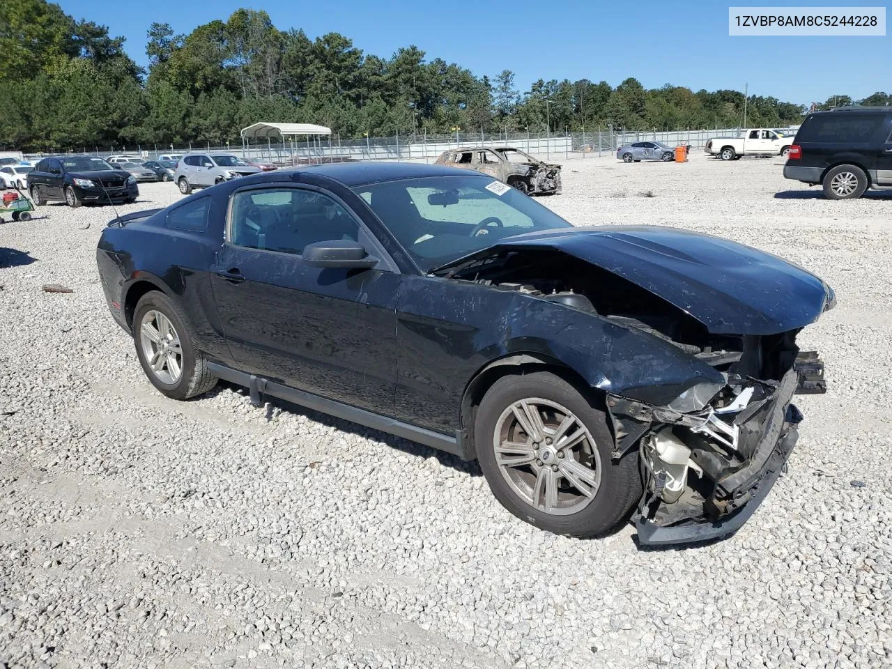 2012 Ford Mustang VIN: 1ZVBP8AM8C5244228 Lot: 76332974