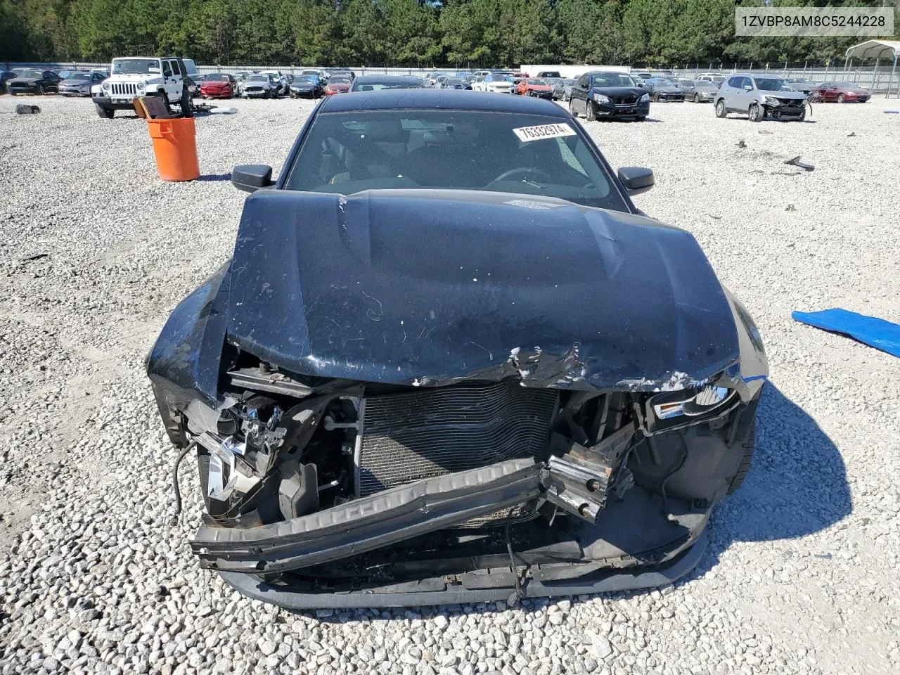 2012 Ford Mustang VIN: 1ZVBP8AM8C5244228 Lot: 76332974