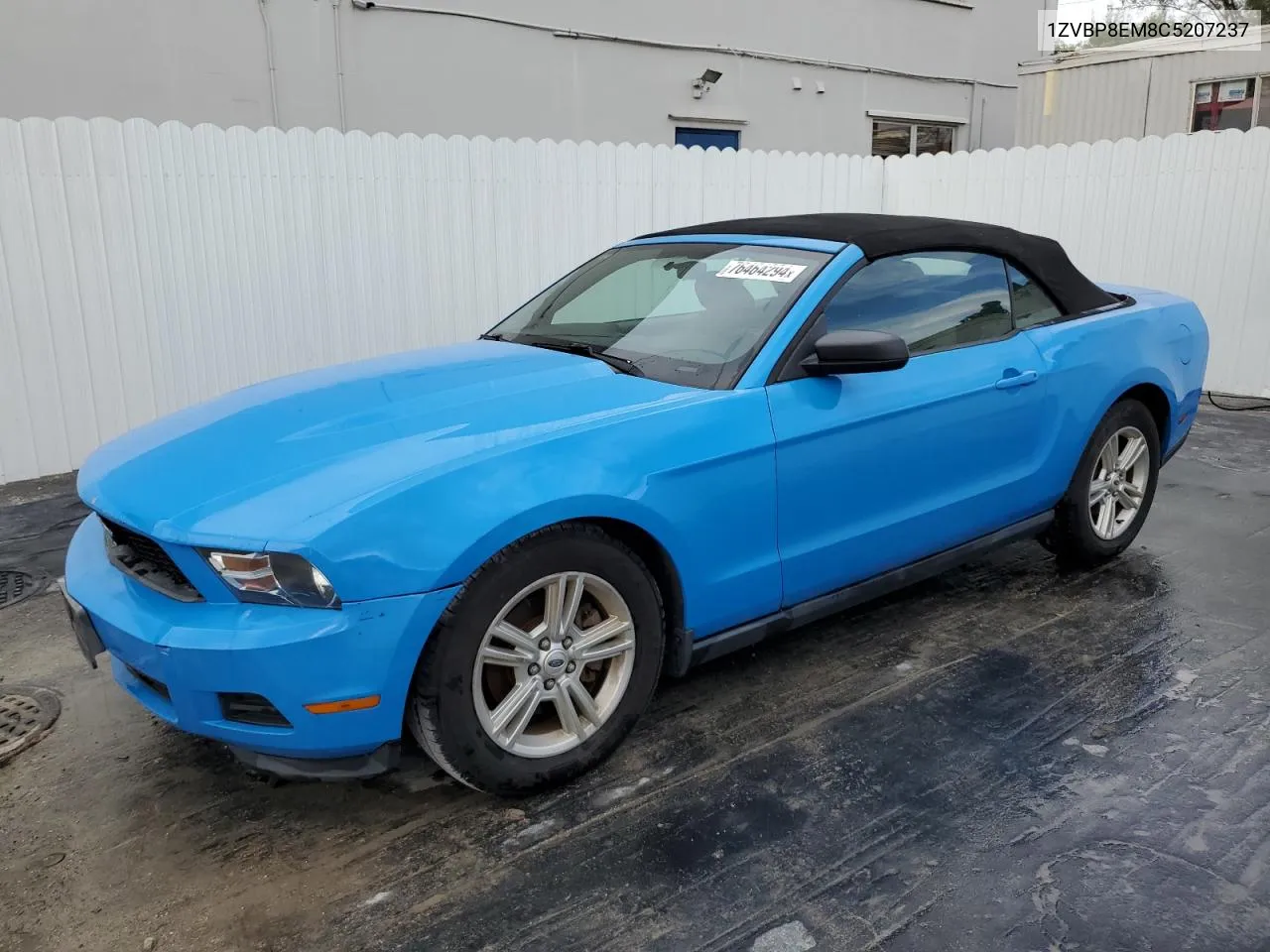 2012 Ford Mustang VIN: 1ZVBP8EM8C5207237 Lot: 76464294