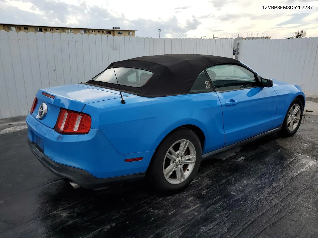 2012 Ford Mustang VIN: 1ZVBP8EM8C5207237 Lot: 76464294