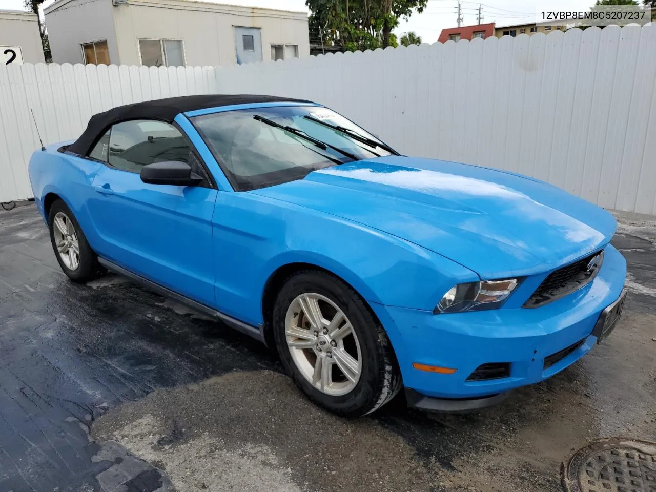 2012 Ford Mustang VIN: 1ZVBP8EM8C5207237 Lot: 76464294