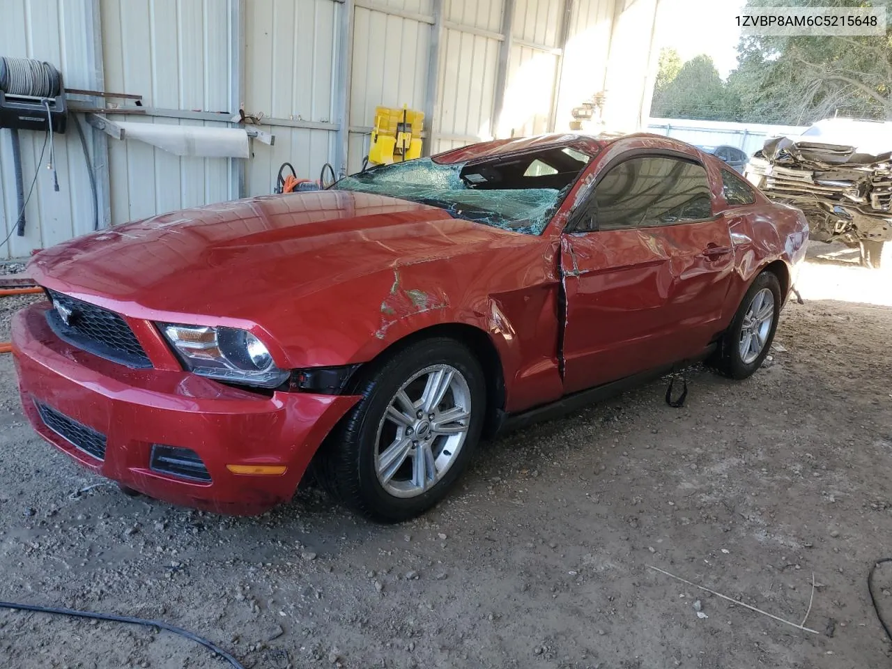 2012 Ford Mustang VIN: 1ZVBP8AM6C5215648 Lot: 76596224