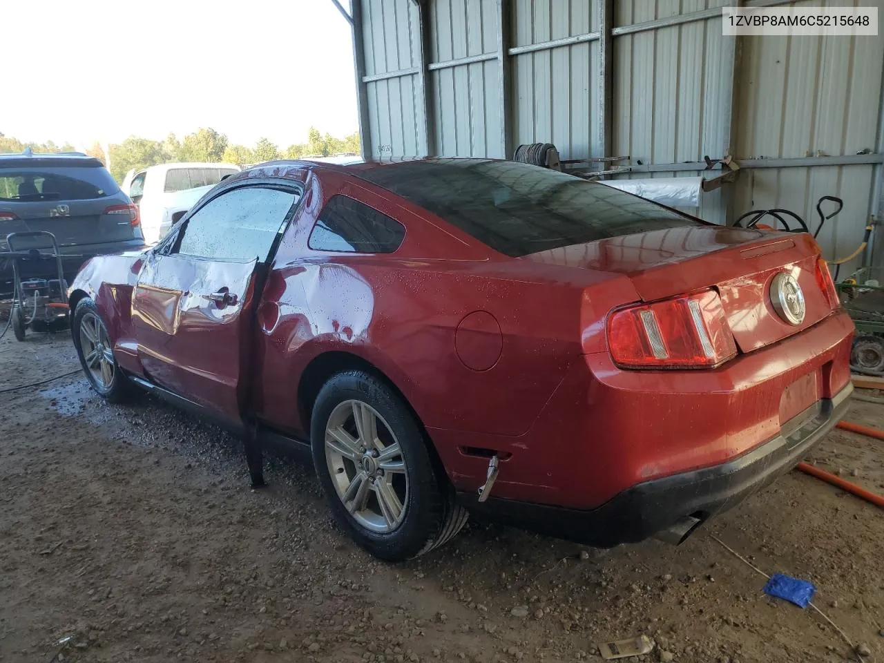 2012 Ford Mustang VIN: 1ZVBP8AM6C5215648 Lot: 76596224