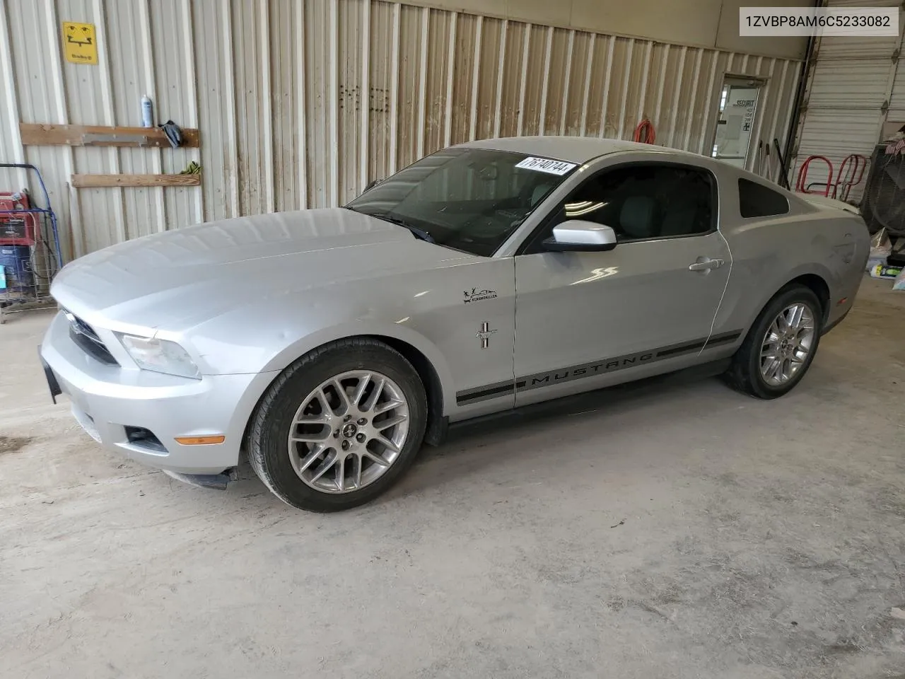 2012 Ford Mustang VIN: 1ZVBP8AM6C5233082 Lot: 76740744