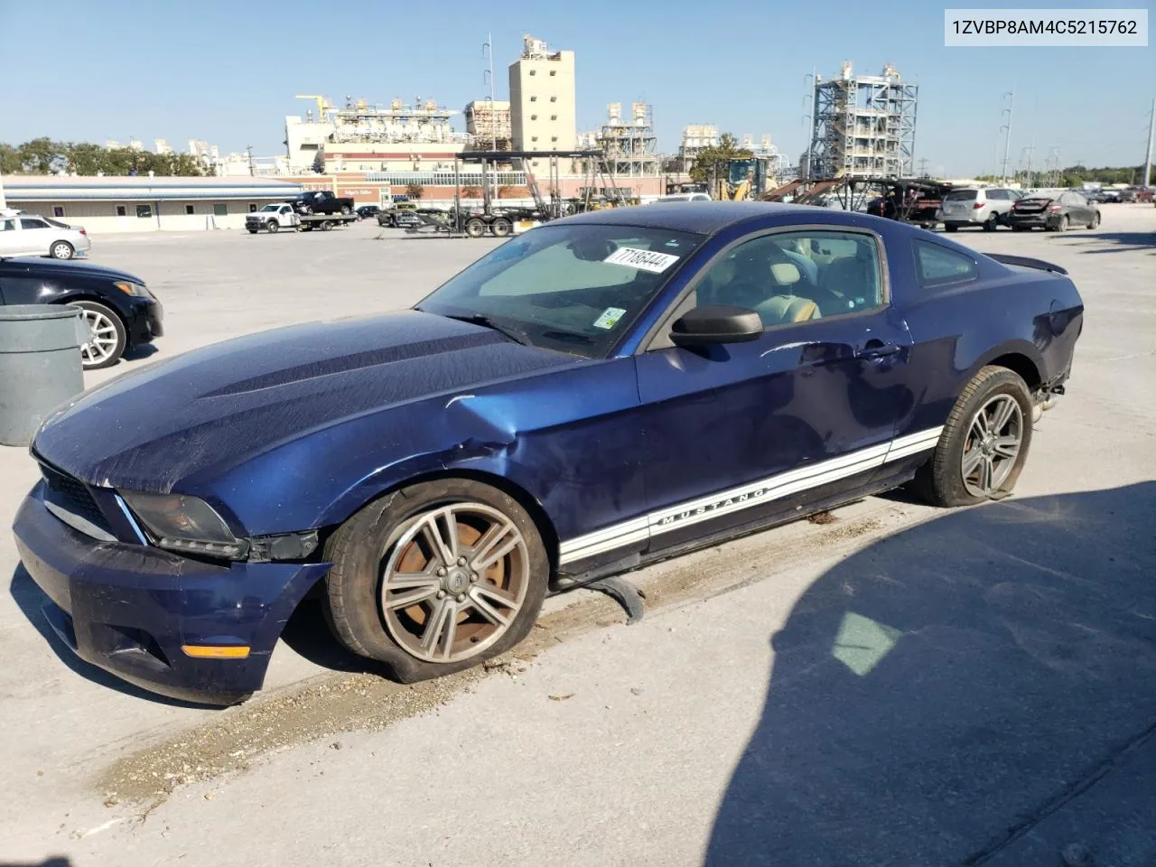 2012 Ford Mustang VIN: 1ZVBP8AM4C5215762 Lot: 77186444