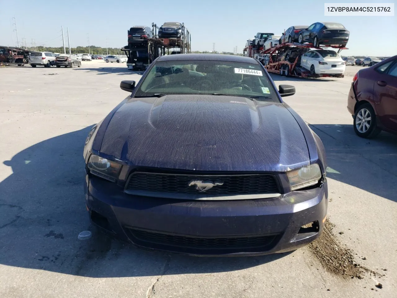 2012 Ford Mustang VIN: 1ZVBP8AM4C5215762 Lot: 77186444