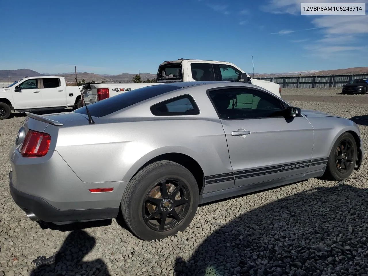 2012 Ford Mustang VIN: 1ZVBP8AM1C5243714 Lot: 77191804