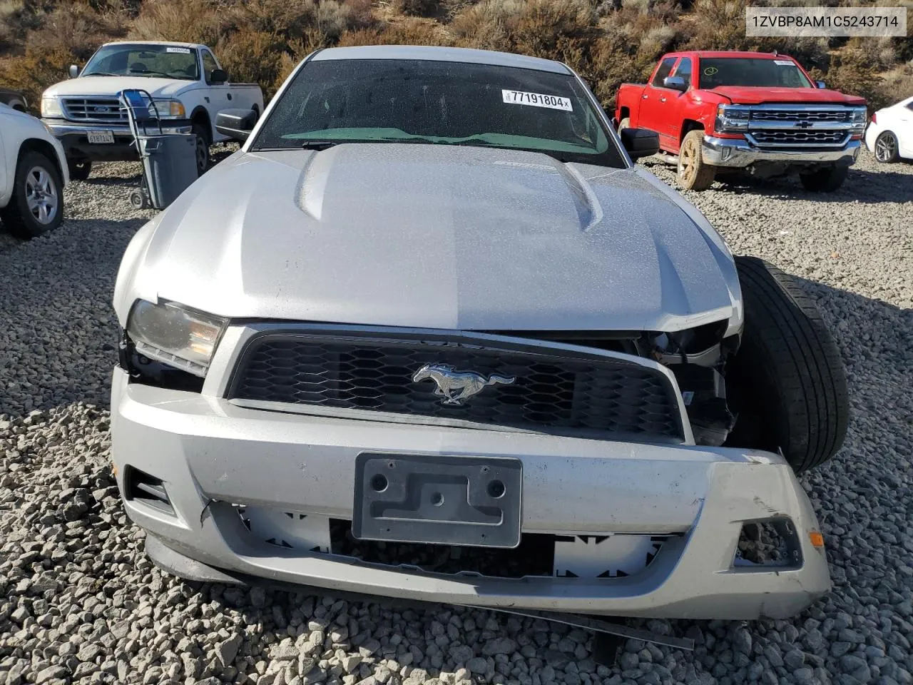 2012 Ford Mustang VIN: 1ZVBP8AM1C5243714 Lot: 77191804