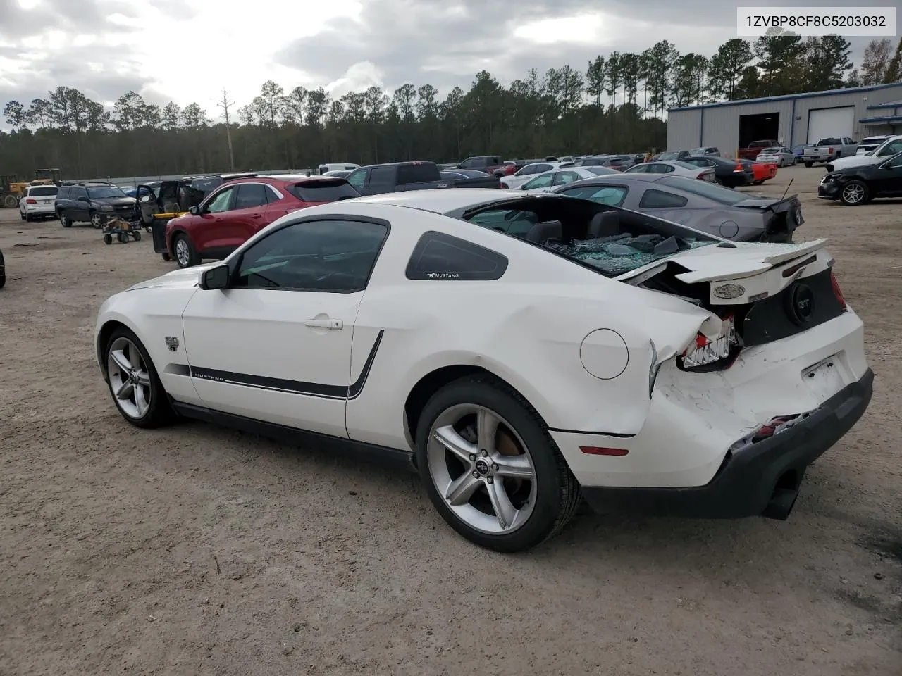 2012 Ford Mustang Gt VIN: 1ZVBP8CF8C5203032 Lot: 79221544