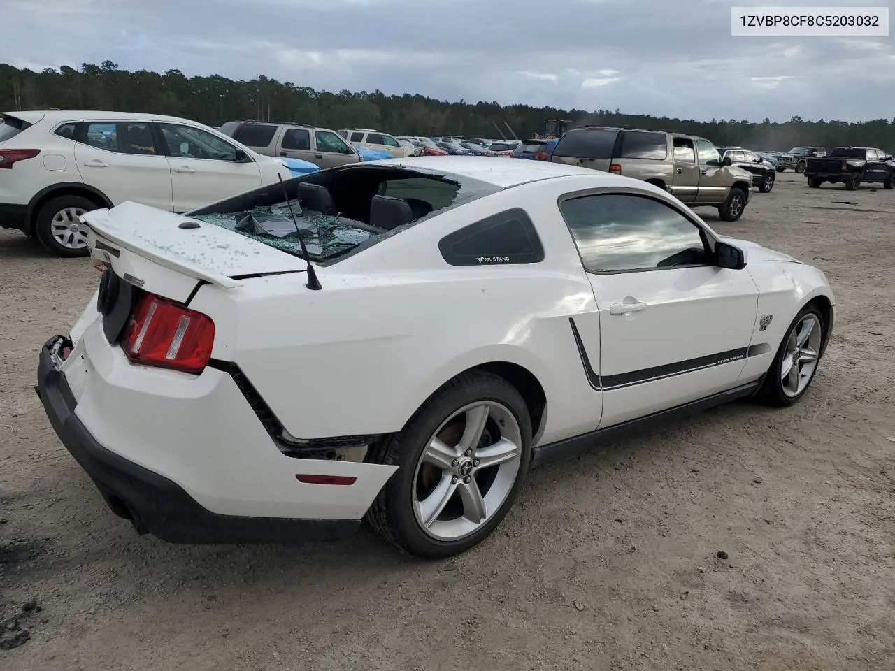 2012 Ford Mustang Gt VIN: 1ZVBP8CF8C5203032 Lot: 79221544