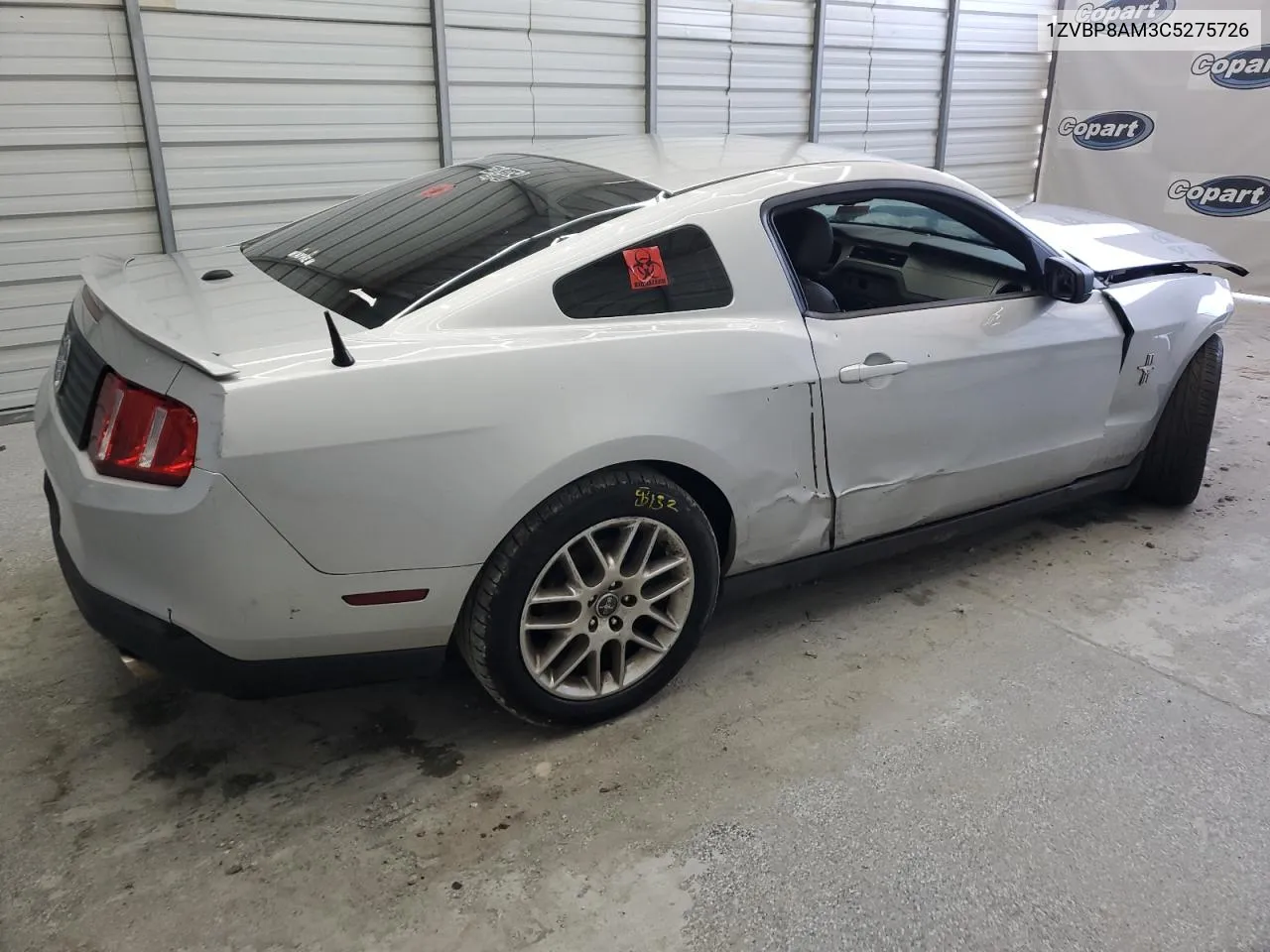 2012 Ford Mustang VIN: 1ZVBP8AM3C5275726 Lot: 79429644