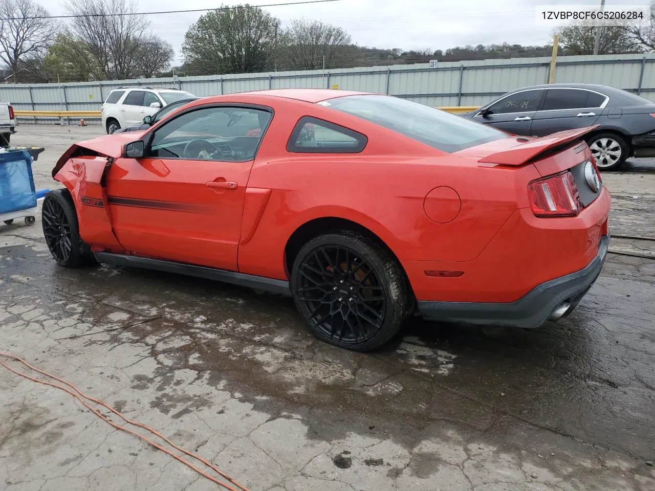 2012 Ford Mustang Gt VIN: 1ZVBP8CF6C5206284 Lot: 80488994