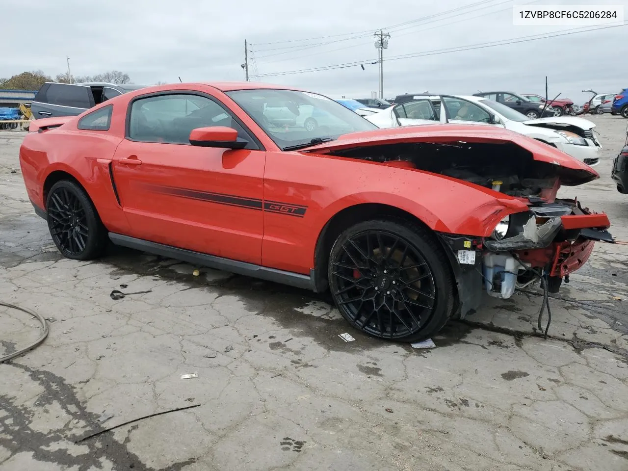 2012 Ford Mustang Gt VIN: 1ZVBP8CF6C5206284 Lot: 80488994