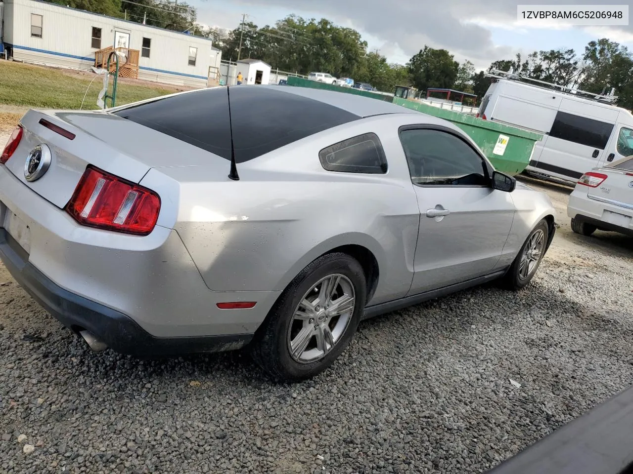 2012 Ford Mustang VIN: 1ZVBP8AM6C5206948 Lot: 80545824