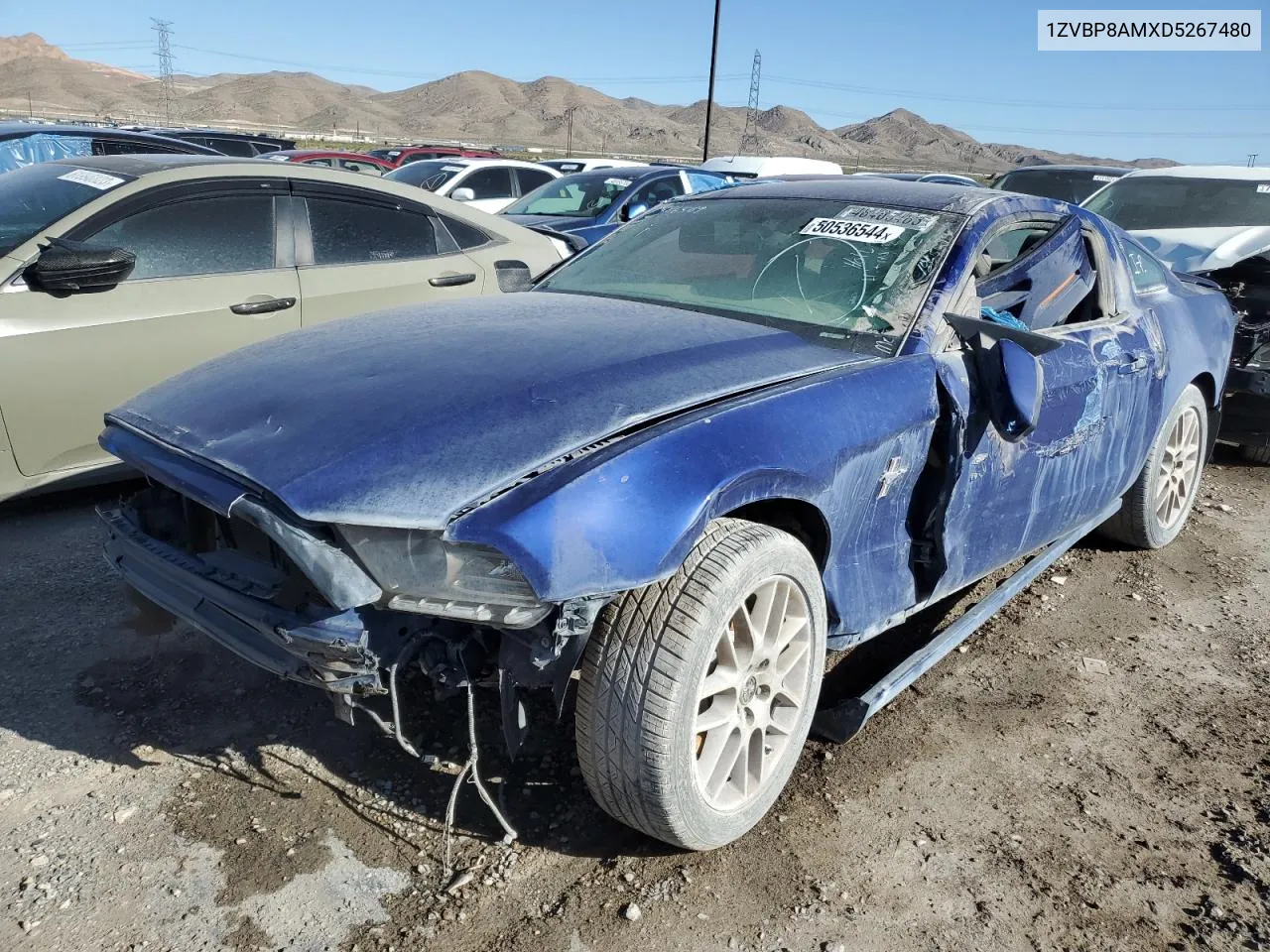 2013 Ford Mustang VIN: 1ZVBP8AMXD5267480 Lot: 50536544