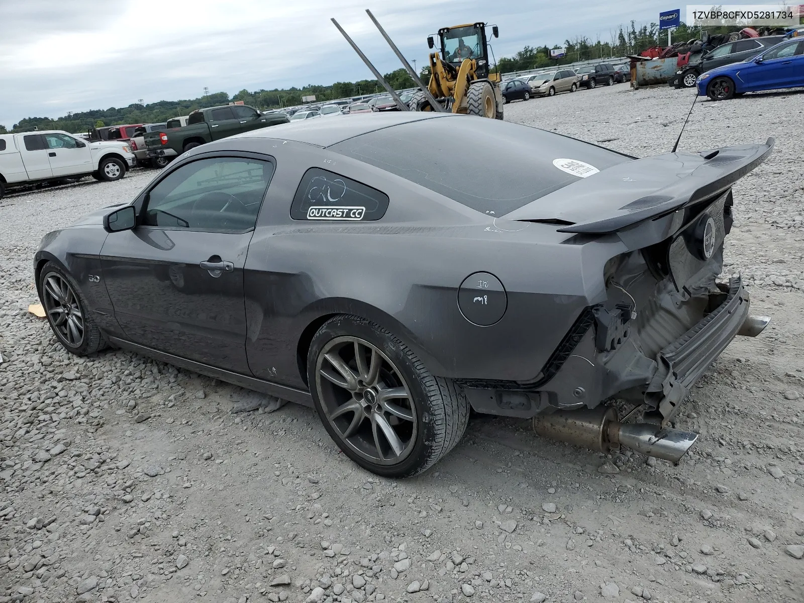 2013 Ford Mustang Gt VIN: 1ZVBP8CFXD5281734 Lot: 66433564