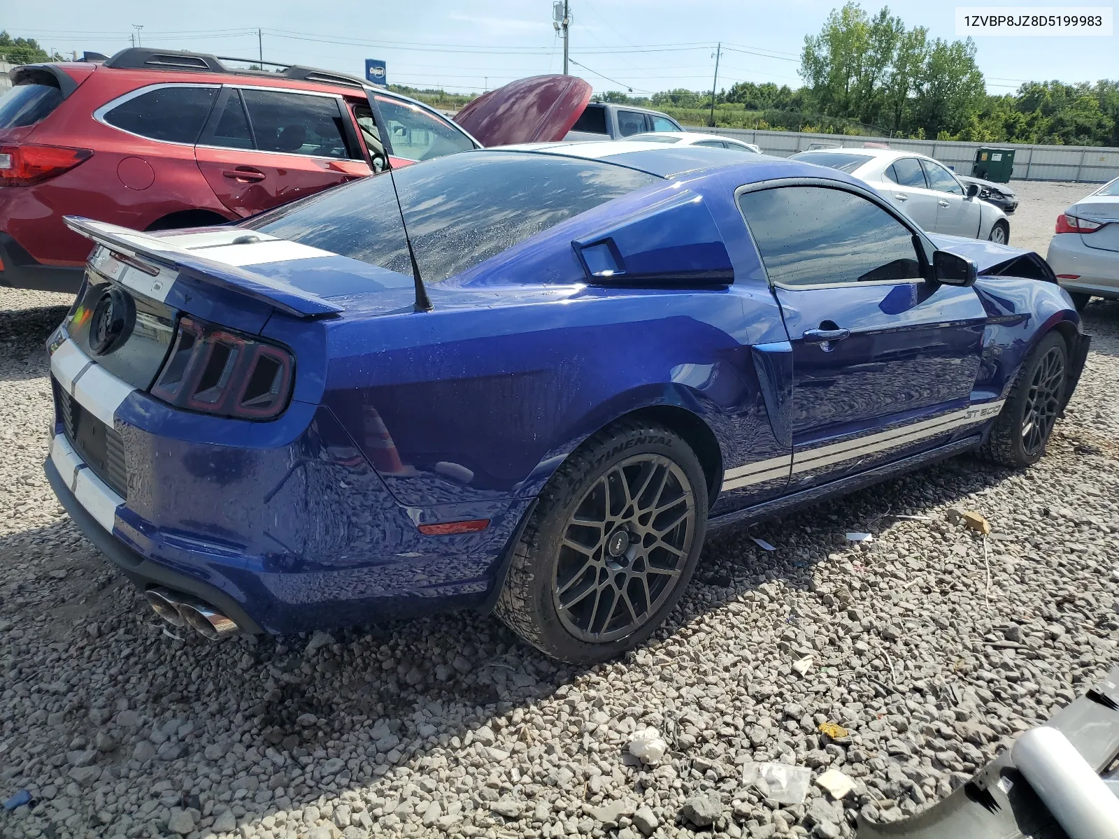 2013 Ford Mustang Shelby Gt500 VIN: 1ZVBP8JZ8D5199983 Lot: 67093224