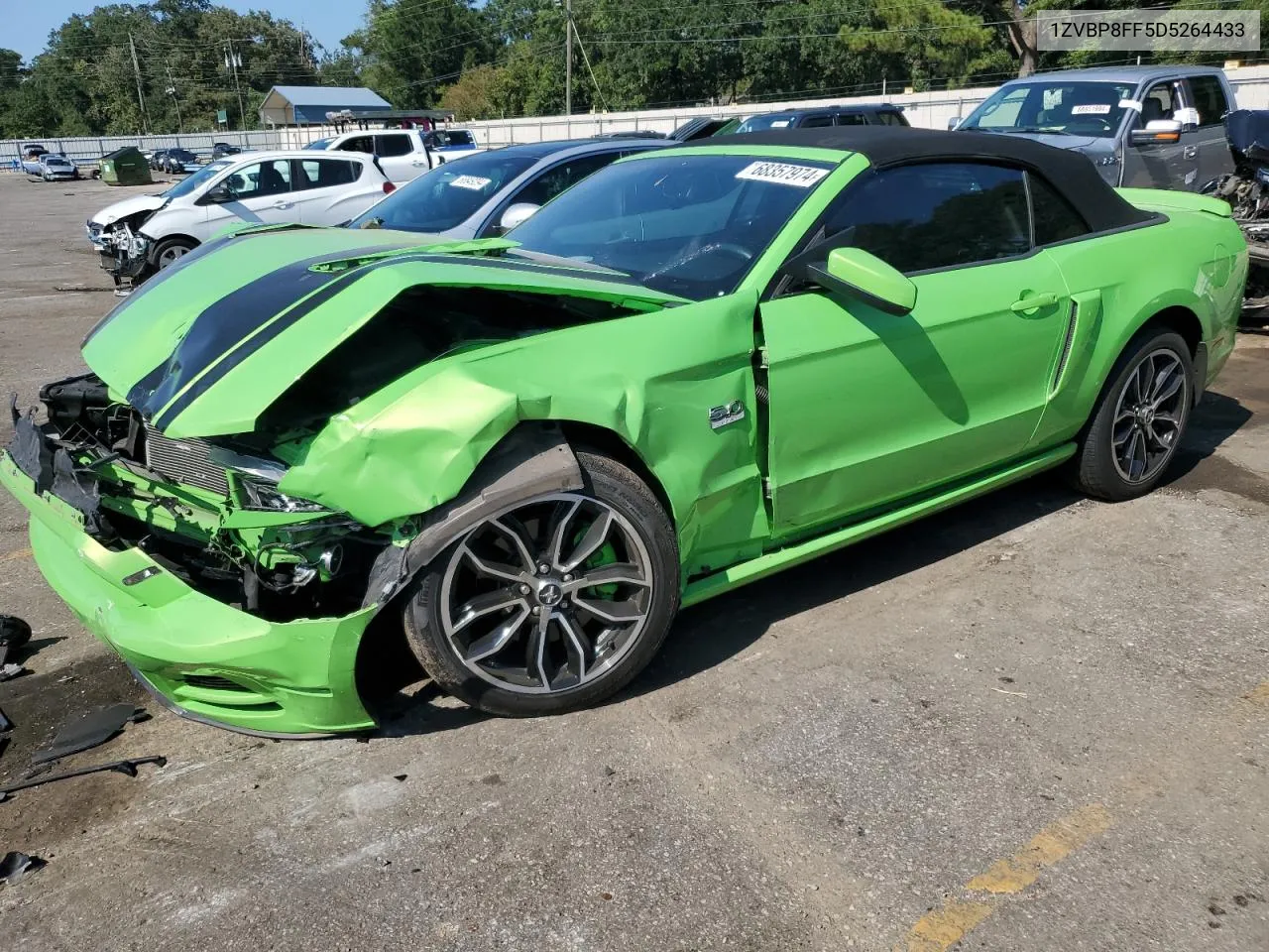 1ZVBP8FF5D5264433 2013 Ford Mustang Gt