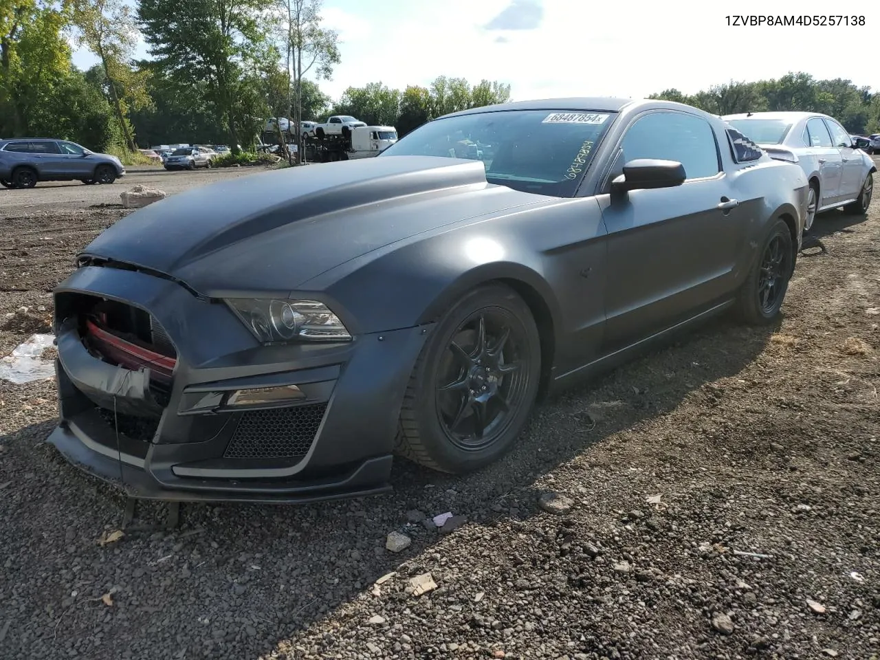 2013 Ford Mustang VIN: 1ZVBP8AM4D5257138 Lot: 68487854