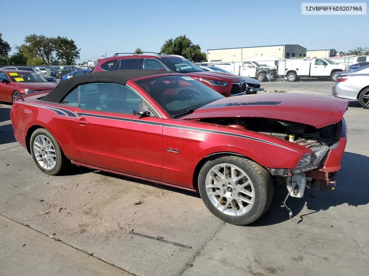 2013 Ford Mustang Gt VIN: 1ZVBP8FF6D5207965 Lot: 69145144