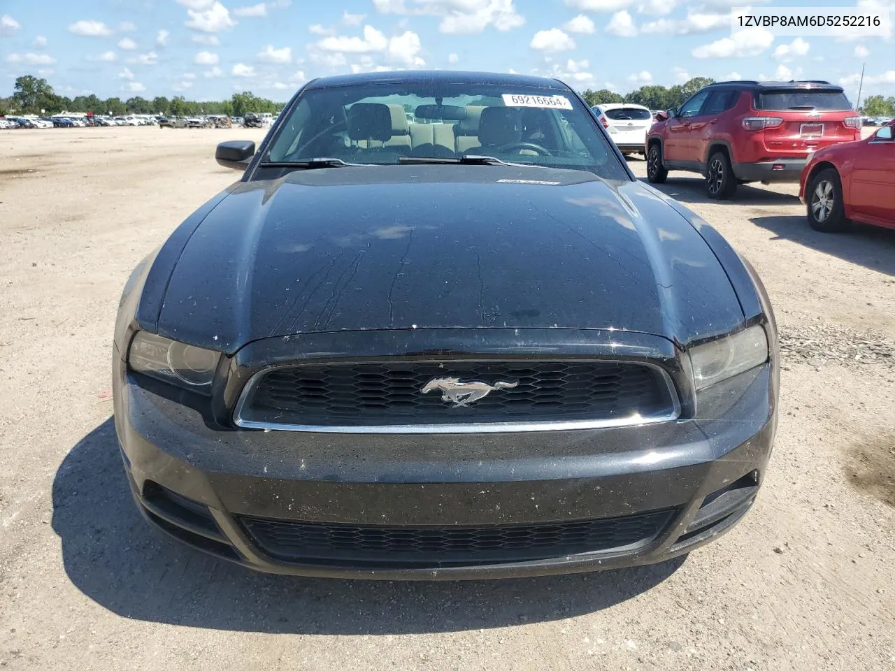 2013 Ford Mustang VIN: 1ZVBP8AM6D5252216 Lot: 69216664