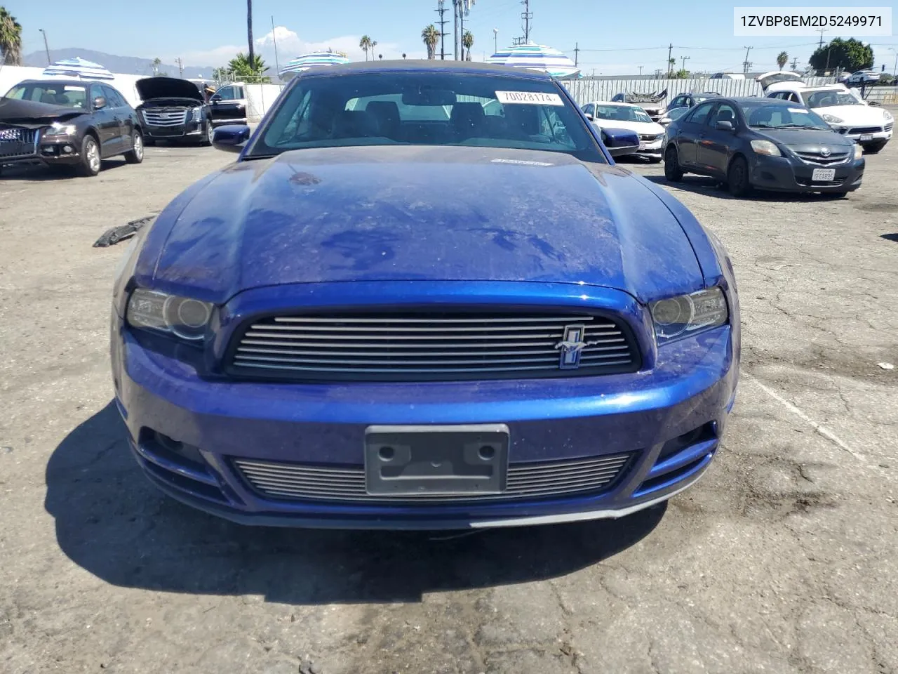 2013 Ford Mustang VIN: 1ZVBP8EM2D5249971 Lot: 70028174