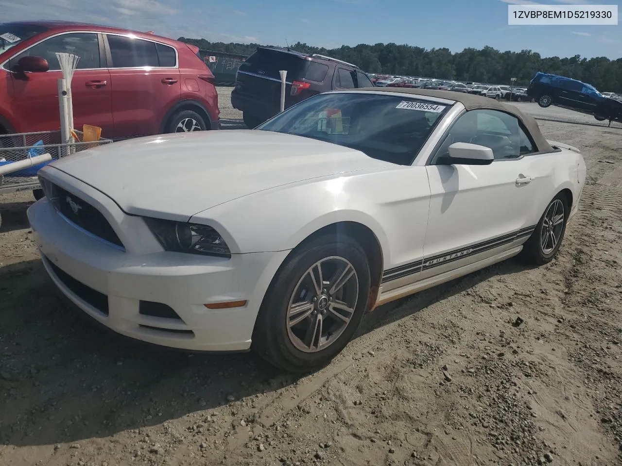 2013 Ford Mustang VIN: 1ZVBP8EM1D5219330 Lot: 70036554