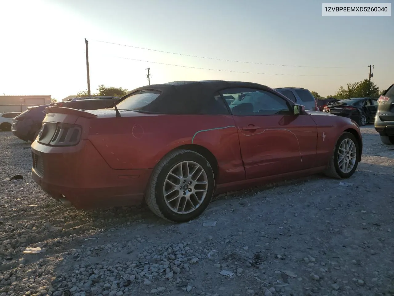 2013 Ford Mustang VIN: 1ZVBP8EMXD5260040 Lot: 71489204