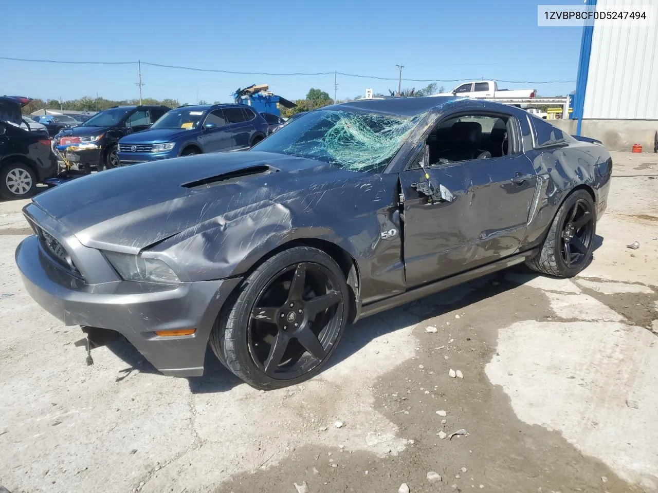 2013 Ford Mustang Gt VIN: 1ZVBP8CF0D5247494 Lot: 74844674