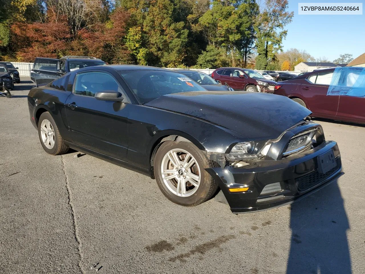 2013 Ford Mustang VIN: 1ZVBP8AM6D5240664 Lot: 75499214