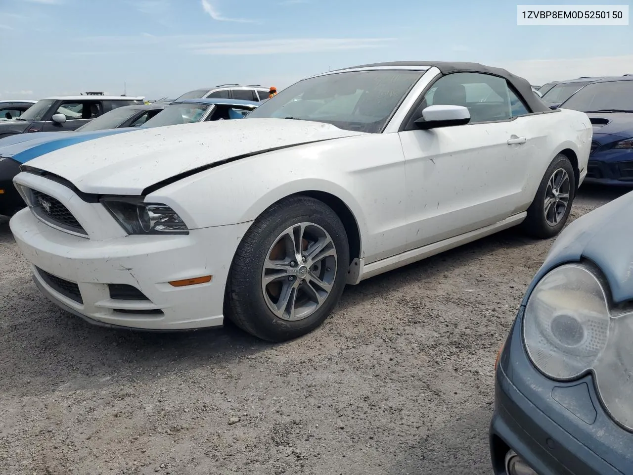 2013 Ford Mustang VIN: 1ZVBP8EM0D5250150 Lot: 75910524