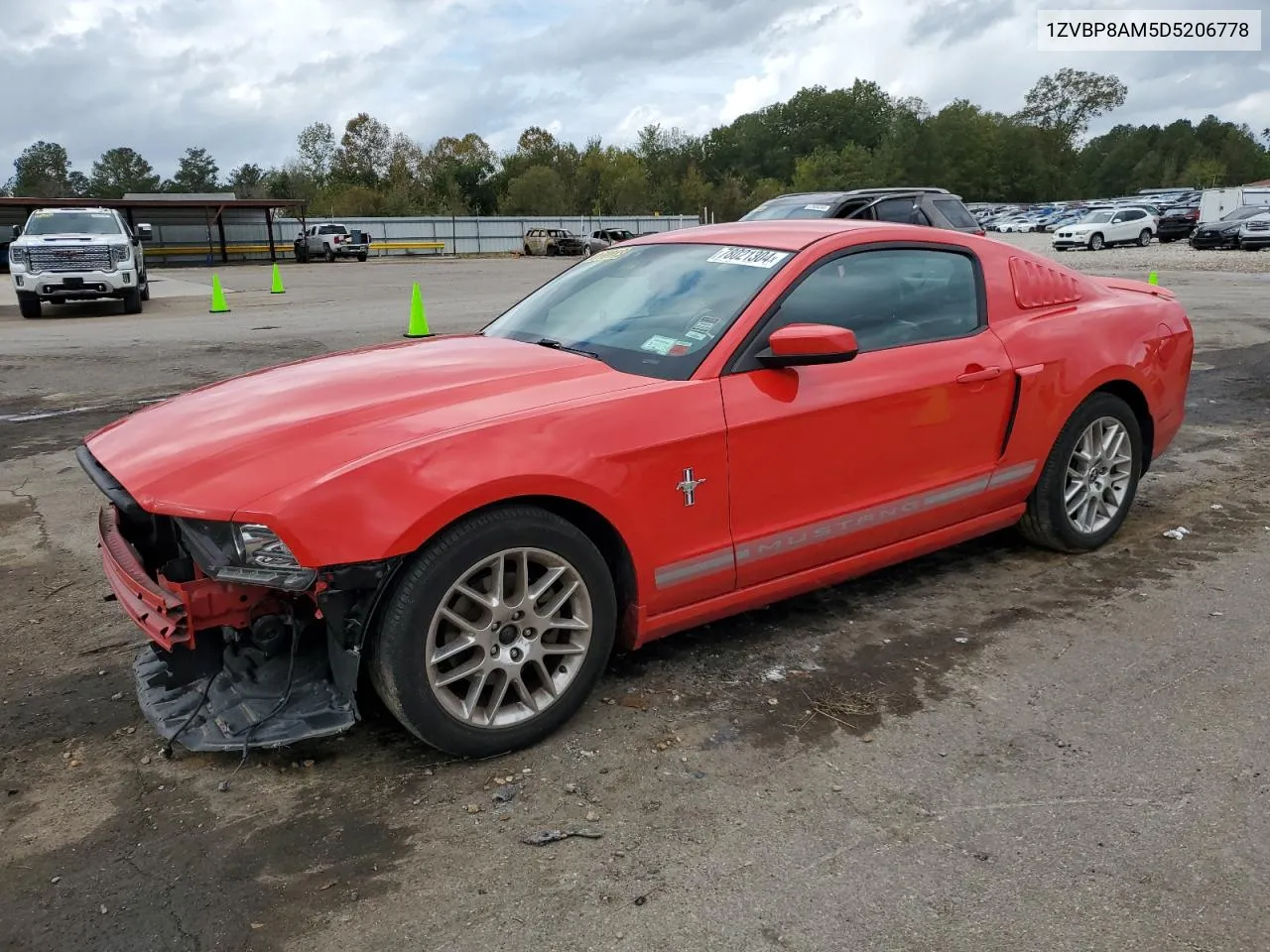 2013 Ford Mustang VIN: 1ZVBP8AM5D5206778 Lot: 78021304