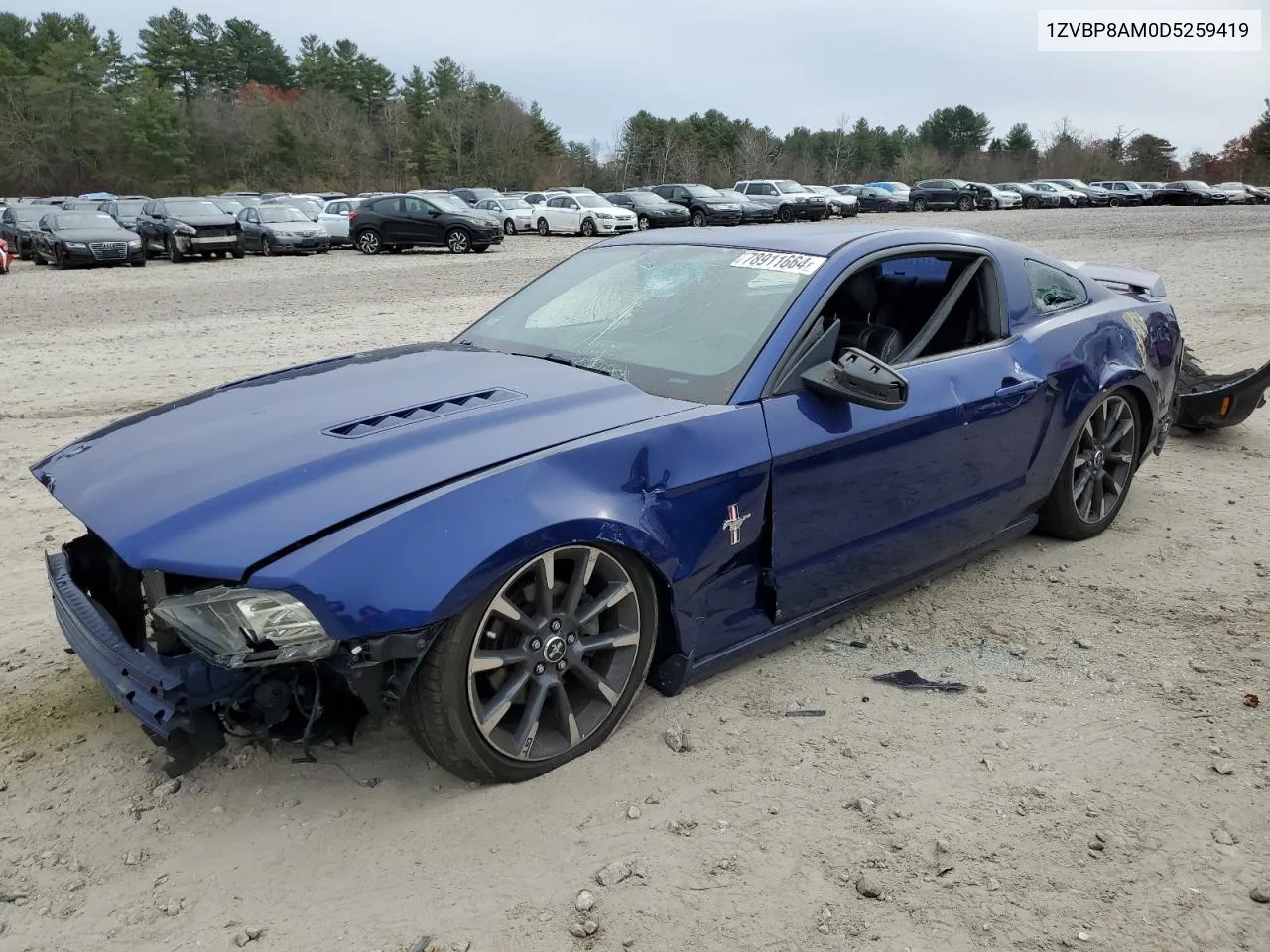 2013 Ford Mustang VIN: 1ZVBP8AM0D5259419 Lot: 78911664