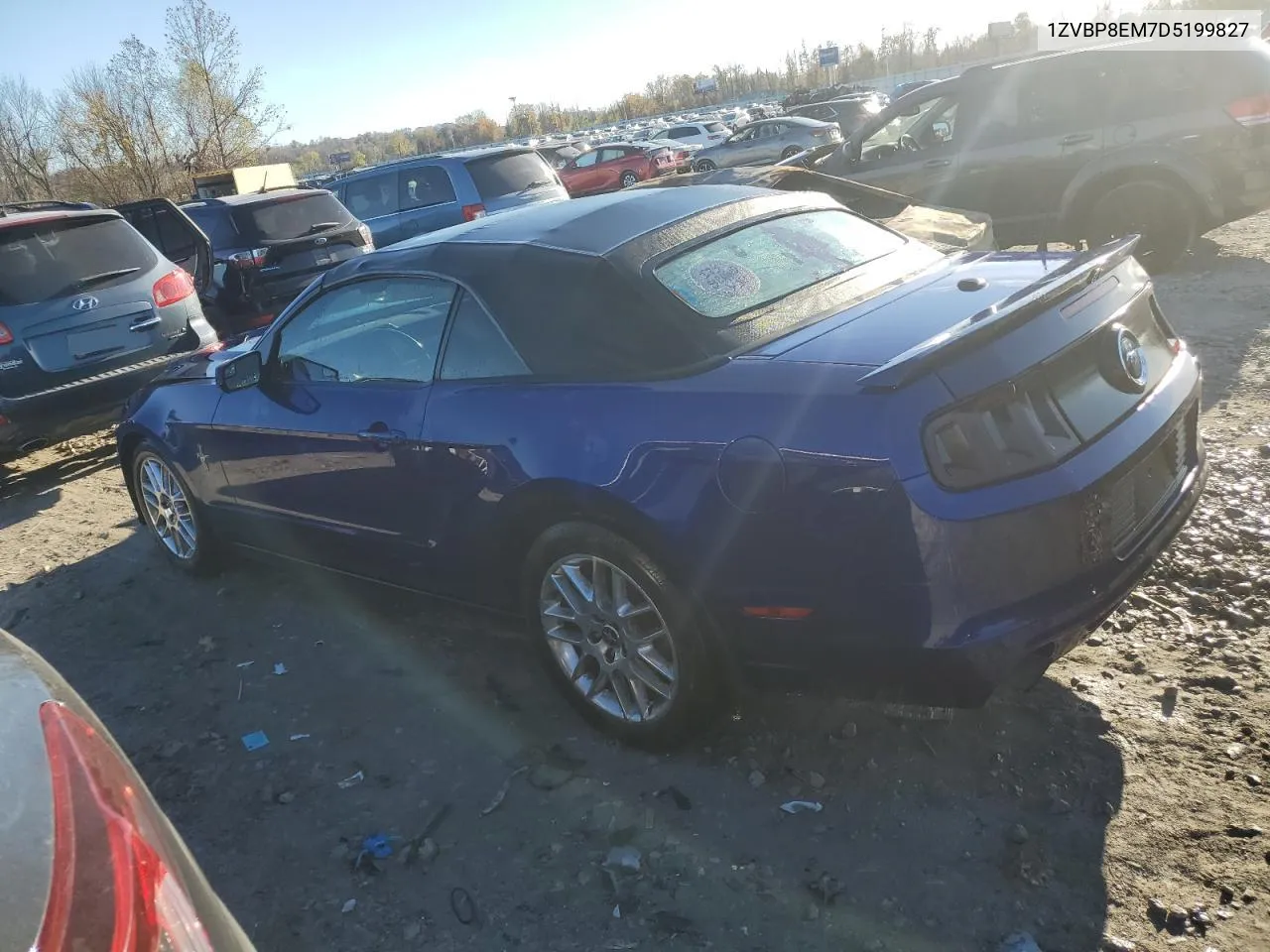 2013 Ford Mustang VIN: 1ZVBP8EM7D5199827 Lot: 79877374