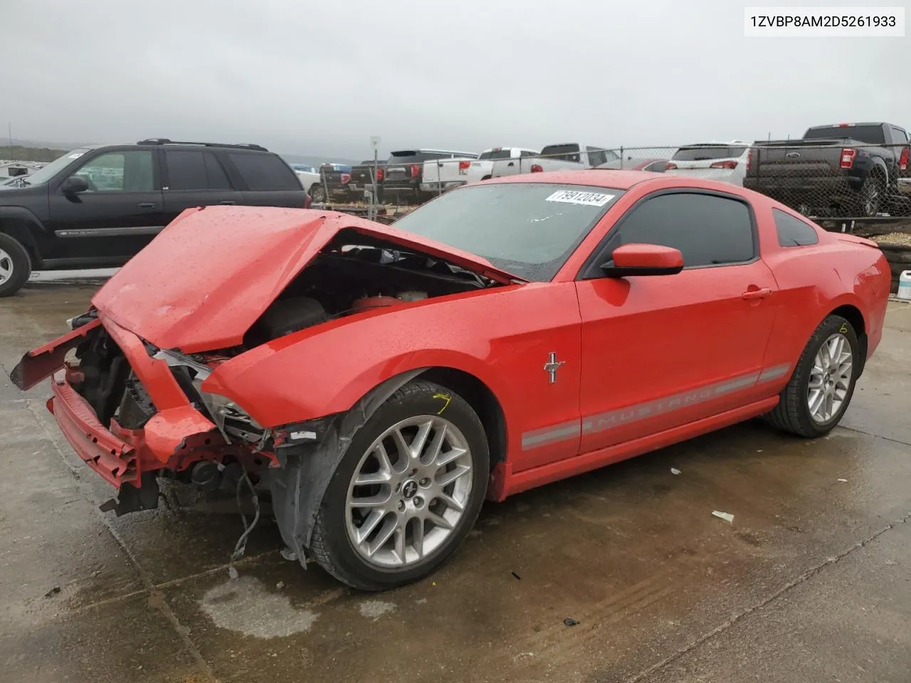 2013 Ford Mustang VIN: 1ZVBP8AM2D5261933 Lot: 79912034