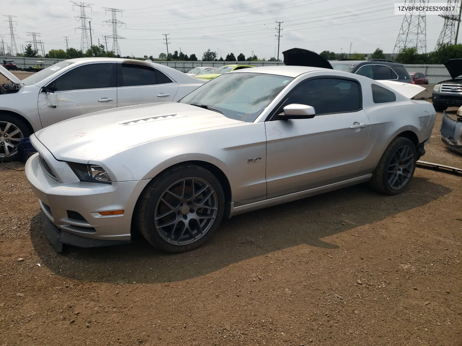 2014 Ford Mustang Gt VIN: 1ZVBP8CF2E5290817 Lot: 63672574