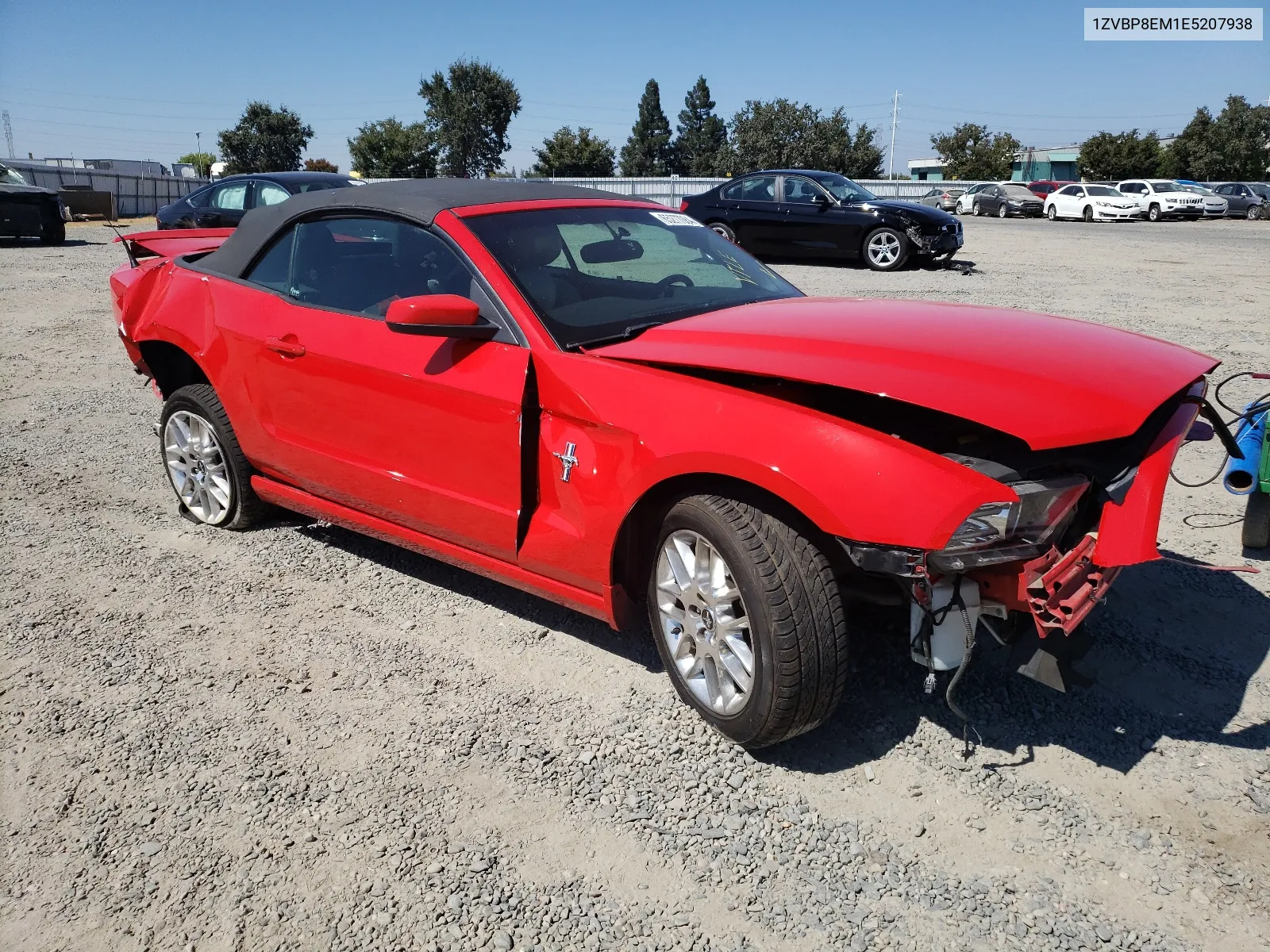 2014 Ford Mustang VIN: 1ZVBP8EM1E5207938 Lot: 65277084