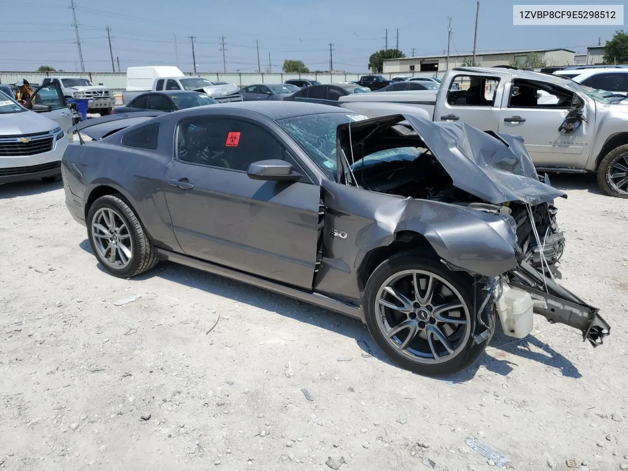 2014 Ford Mustang Gt VIN: 1ZVBP8CF9E5298512 Lot: 66276734