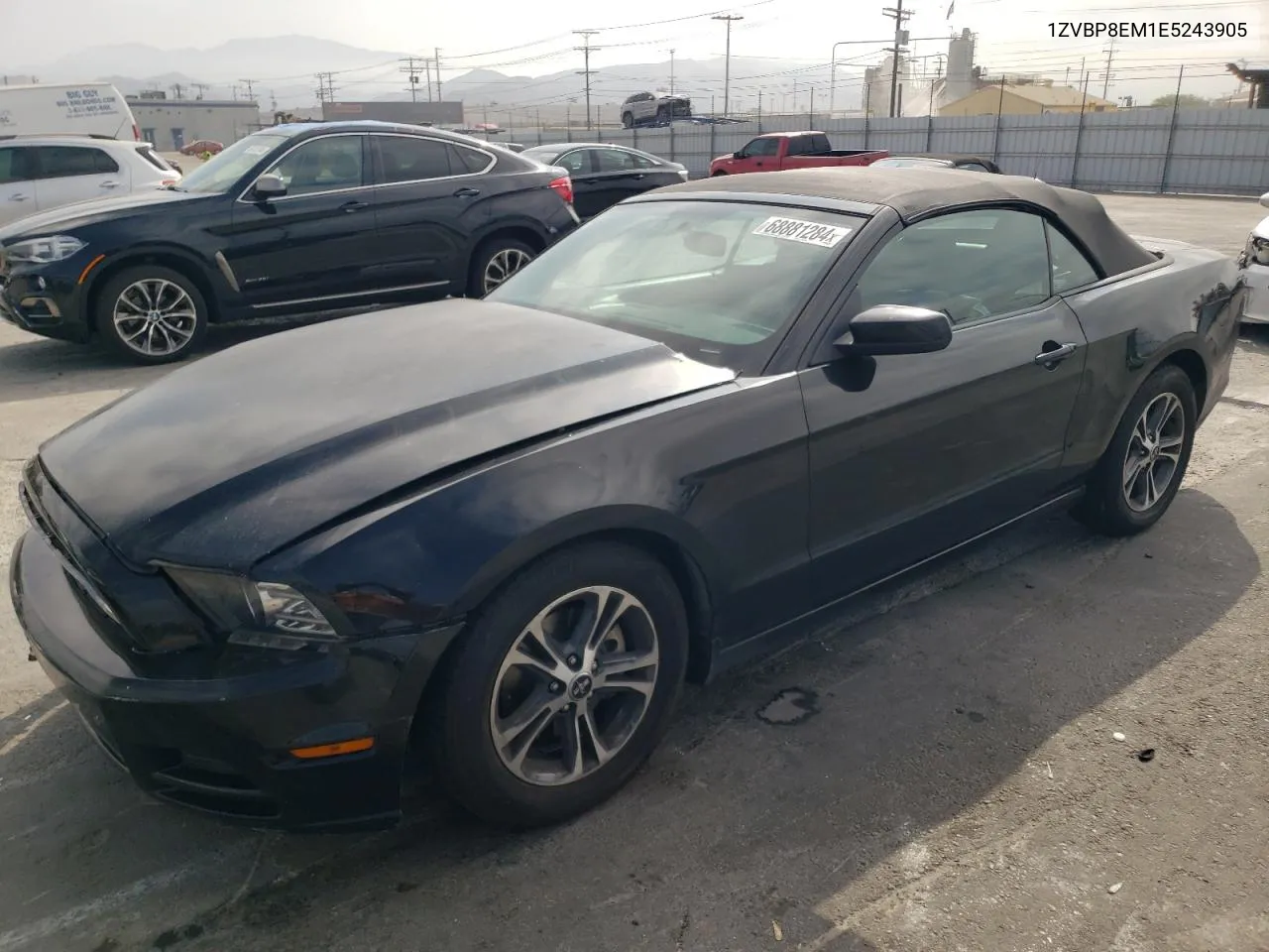 2014 Ford Mustang VIN: 1ZVBP8EM1E5243905 Lot: 68881284