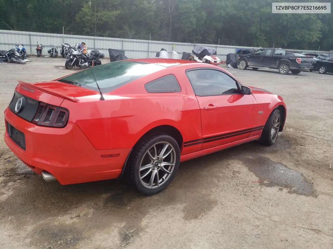 2014 Ford Mustang Gt VIN: 1ZVBP8CF7E5216695 Lot: 70003124