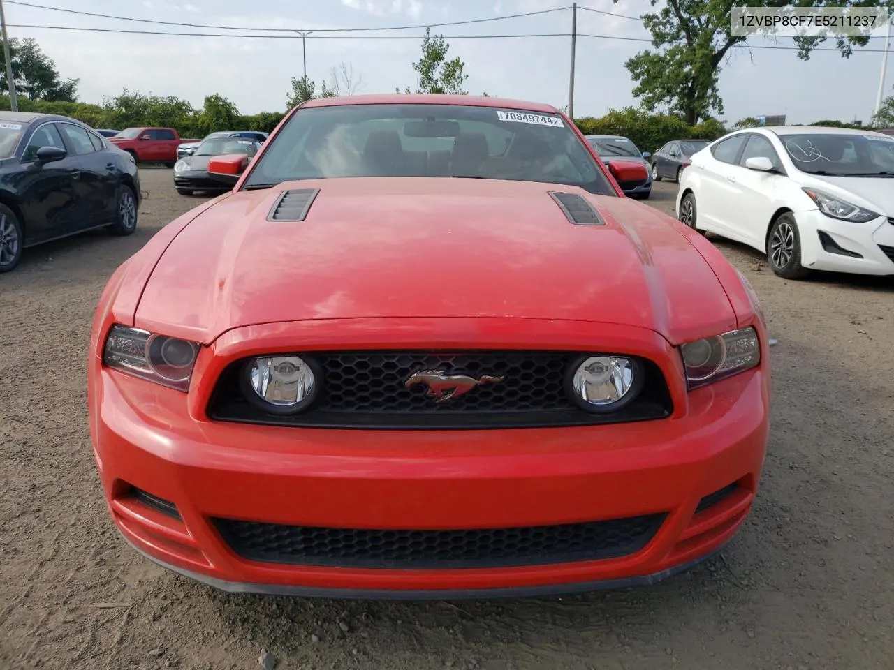 2014 Ford Mustang Gt VIN: 1ZVBP8CF7E5211237 Lot: 70849744