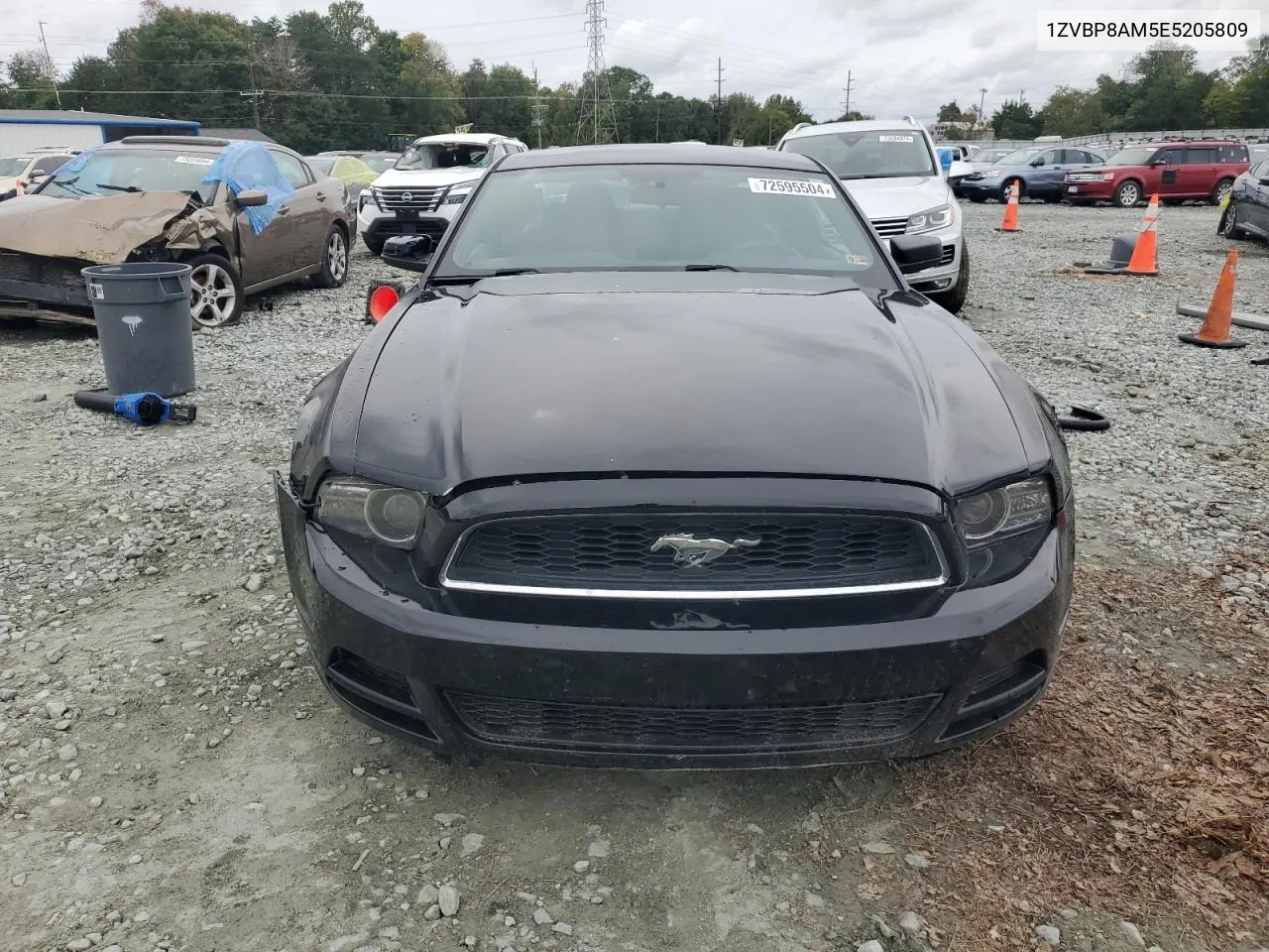 2014 Ford Mustang VIN: 1ZVBP8AM5E5205809 Lot: 72595504