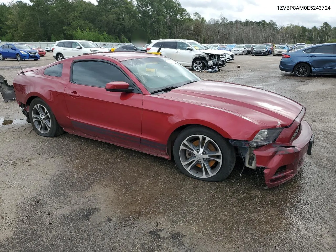 2014 Ford Mustang VIN: 1ZVBP8AM0E5243724 Lot: 73421854