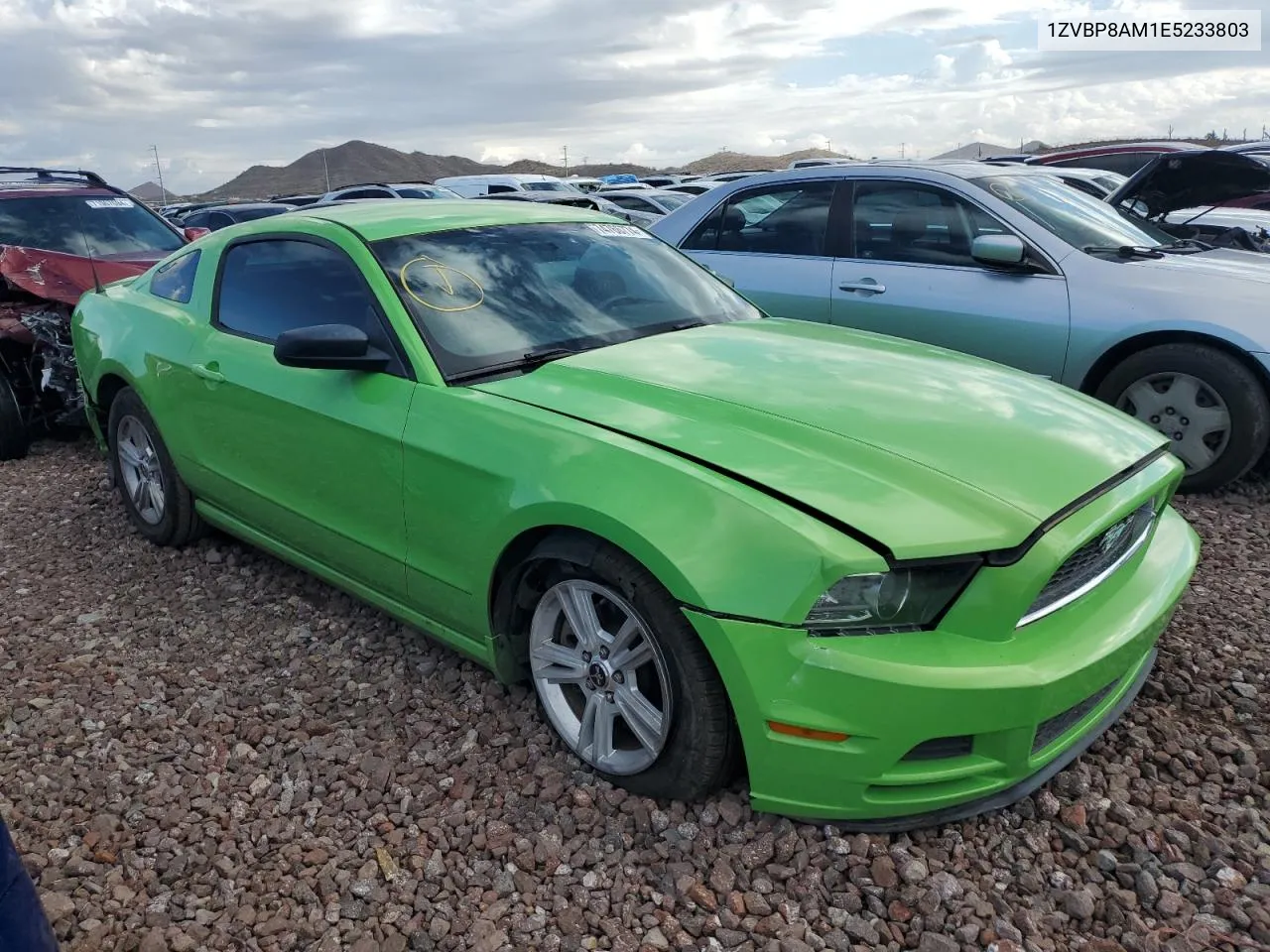 2014 Ford Mustang VIN: 1ZVBP8AM1E5233803 Lot: 74766774