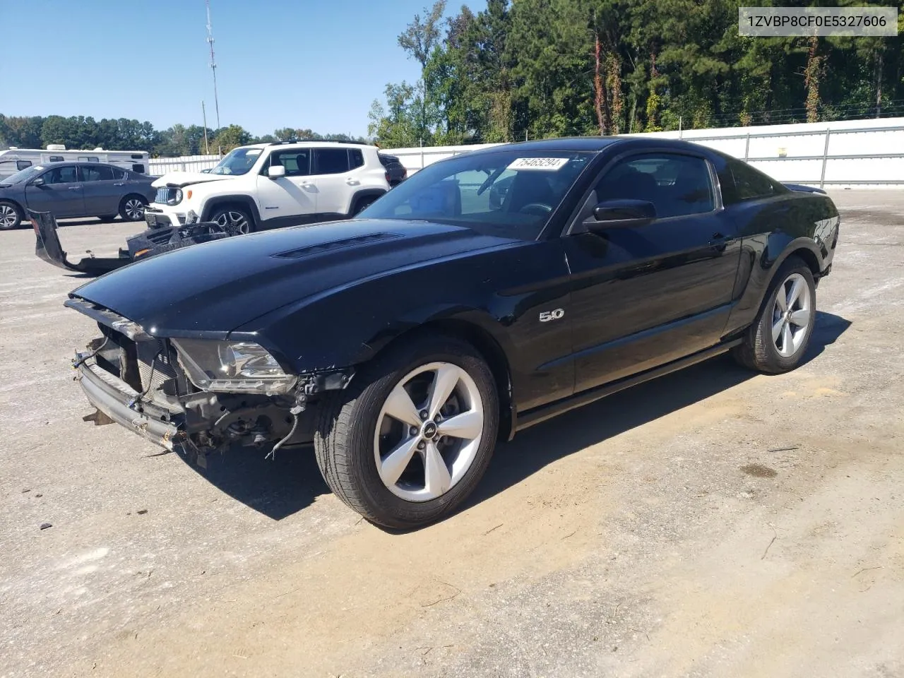 2014 Ford Mustang Gt VIN: 1ZVBP8CF0E5327606 Lot: 75465294